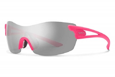Smith Pivlock Asana Interchangeable Lenses Sunglasses, Matte Shocking Pink