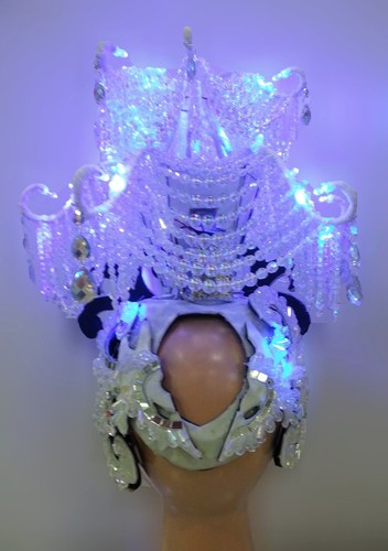 Da NeeNa H166 Light Crystal Chandelier Lamp Ballet Headdress Crown Tiara - 第 6/8 張圖片
