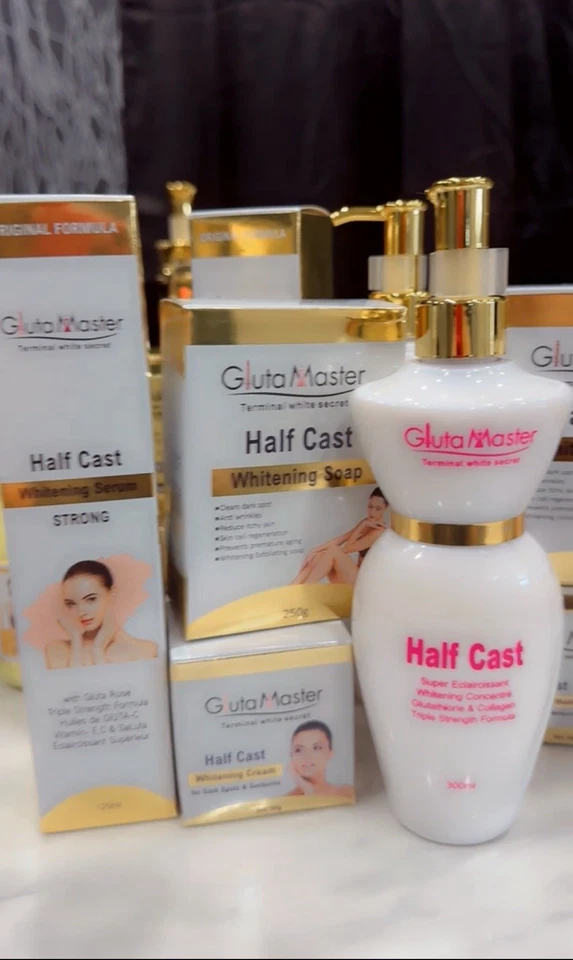 Loción blanqueadora de gluta-diamante 4 piezas, suero, crema facial y jabón de leche AUTÉNTICO 👌 Foto 2 de 2