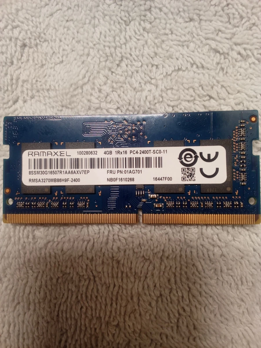 DDR4 SDRAM Ramaxel 4 GB Capacity per Module Memory (RAM) for sale