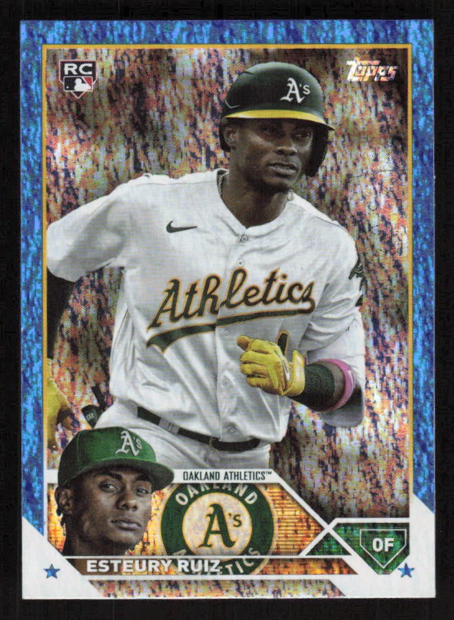 2023 Topps #650 Esteury Ruiz Blue Foilboard #/999