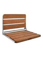 Foldable Shower Seat Wall Mounted, Folding Shower Bench for Small Shower Spac...