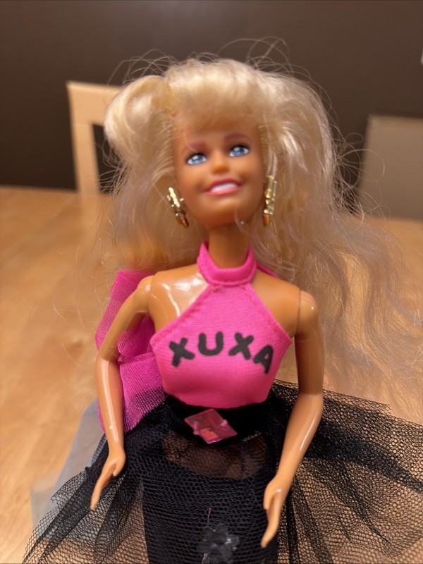 Xuxa Glitter Magic Rose Art Loose Doll Blonde Hair Clone Brazil Superstar 1993