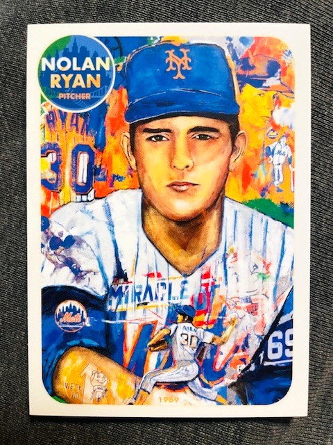 2020 Topps Project 2020 #67 Nolan Ryan 1969 Card By Andrew Thiele