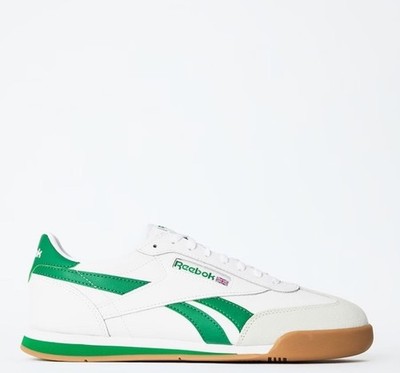 Reebok Herren Campio Xt Classic Trainers Sneaker Sportschuhe Weiß Grün UK10,5 