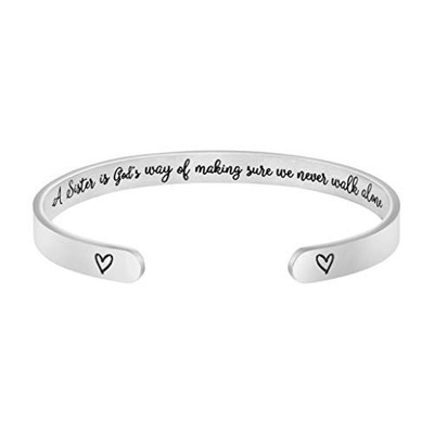  Inspirational A sister is god's way of making sure we never walk alone