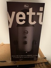 Yeti Blackout Ultimate USB Microphone Professional Recording Quality, Black/Grey
