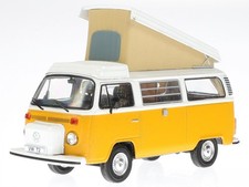 VW T2b Westfalia Campingbus 1978 yellow white diecast model car CLC422 IXO 1:43