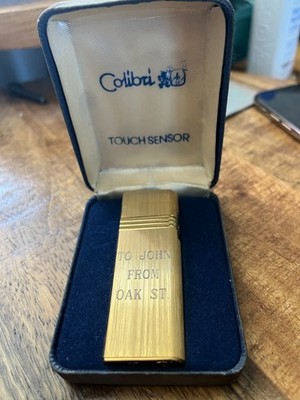 Vintage custom Colibri Touch Sensor Lighter, unused