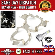 2x H7 LED Adapter Holder Retainer Headlight Bulb For Mercedes Ford Audi VW