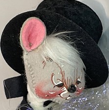 1994 Annalee New Years Mouse With Tuxedo. 6   Holiday Decoration Got Too Tipsy