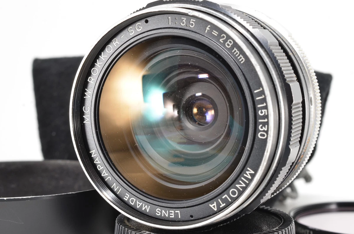 Minolta f/3.5 Camera Lenses 28mm Focal for sale | eBay
