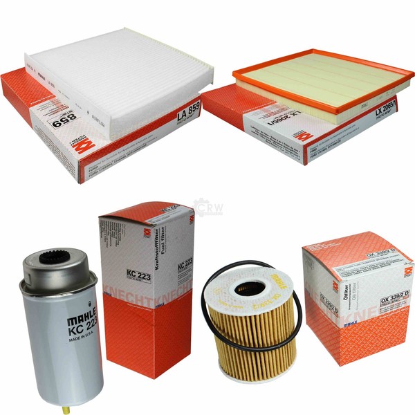 Mahle Kraftstofffilter KC 223 Innenraum LA 859 Luft LX 2065/1 ÖLfilter OX 339/2D-image