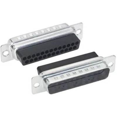 2PK L-COM C&P25M Insertion Type D-Sub Connector DB25 Male crimp
