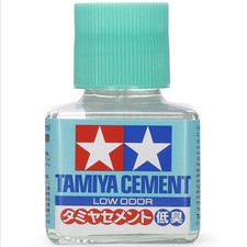 Tamiya Cement Low Odour 40ml Water-Based Plastic Model Adhesive