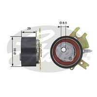 Gates T43089 Spurstangen + Riemenscheiben Citroen C4 Limousine (2004- >) 2,0 -