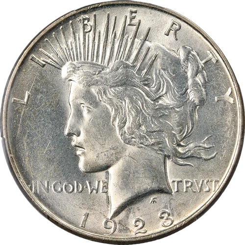 1923-D Peace Dollar PCGS MS63 Nice Eye Appeal Nice Strike