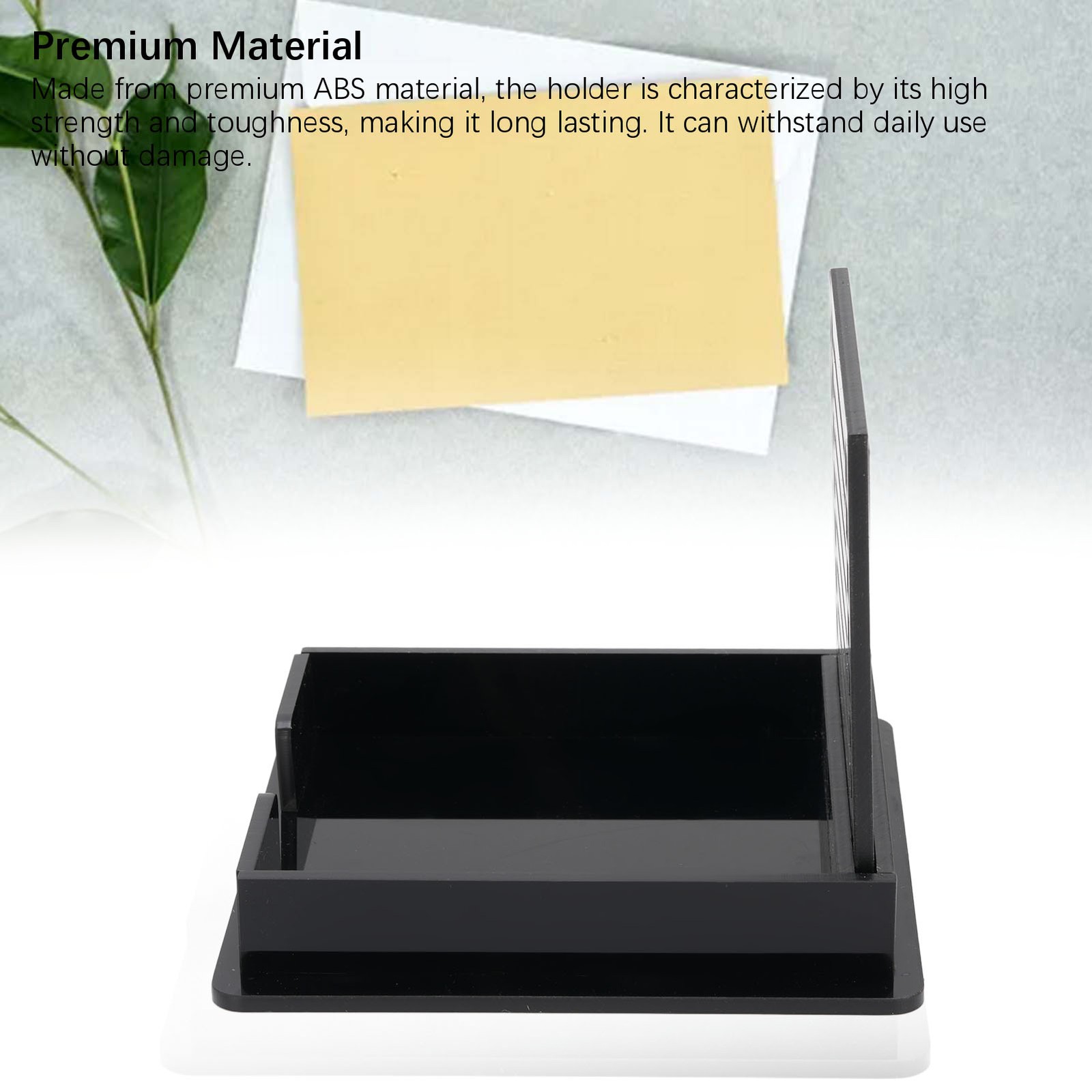 °Sticky Note Holder ABS Memo Pad Organizer With Stencil For 3x3 Inch Note Pad