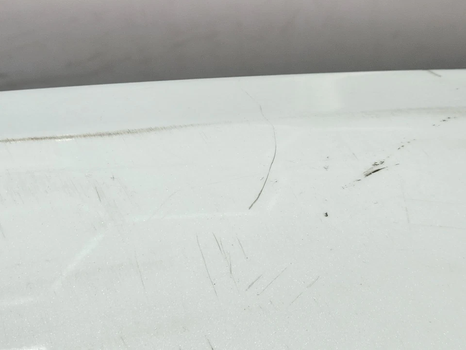 ✅2016-2020 OEM Tesla Modelo X Cubierta de parachoques trasero blanco PPSW NOTA* Foto 4 de 4