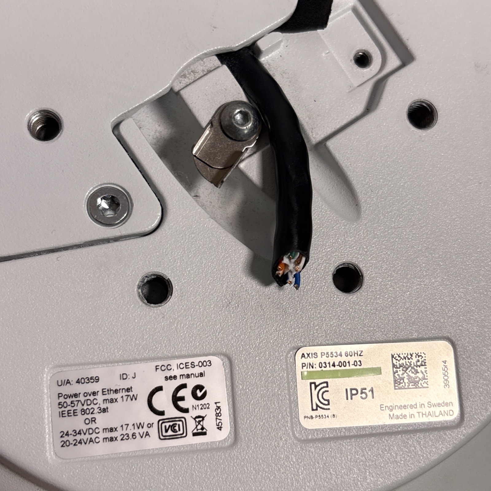 Lot of 7x Axis Communications P5534 60HZ PTZ Dome Network Camera 0314-001-03