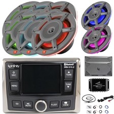 Infinity PRV-315.2 Receiver, 6x 8" 500W Speaker, 2x 6.5" Speaker, 2x Amplifier