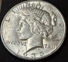 1935 S SILVER PEACE Dollar COIN