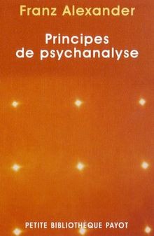 Principes de psychanalyse von Alexander, Franz | Buch | Zustand gut