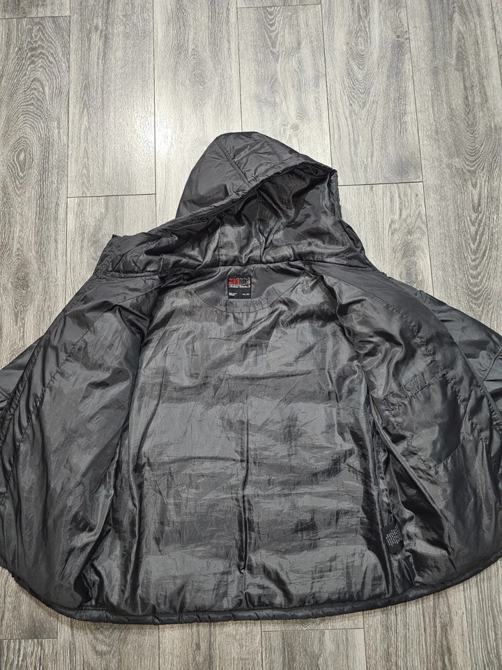 Chaqueta acolchada vintage Y2K Southpole gris oscuro para hombre talla M/L etiquetada (XL-20) Foto 4 de 4