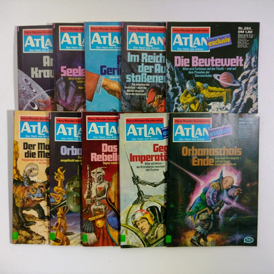 10 x ATLAN - Im Auftrag der Menschheit / Perry Rhodan Sonderreihe / Romanheft