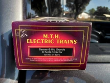 MTH Premier 20-9201 O Gauge D&RG Denver & Rio Grande Tank Car New in Box