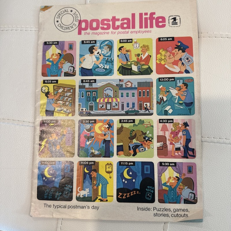 VTG Postal Life Magazine MISSINGYEAR Special Issue Typical Postman's Day