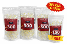 EFFICIENT Premium Cigarette Filters 6 Holes Bulk Pack Special Offer 1050 pcs