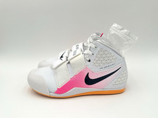 Nike Zoom Javelin Elite 3 Mid Men's Size 9.5 White Pink Spikes AJ8119-101