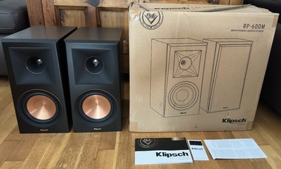 Klipsch RP-600M Lautsprecher Paar Schwarz   Top Zustand