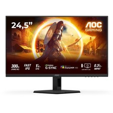 AOC 25G4SRE 24.5 Zoll Full-HD Gaming Monitor Schwarz/Rot LED