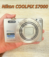 Nikon COOLPIX S7000 Digital Camera 16 MP 20x Optical Zoom English Language Gold