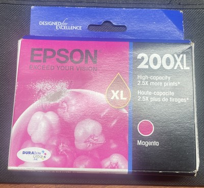 Epson 200xl magenta Ink new Sealed Expires 05/2026