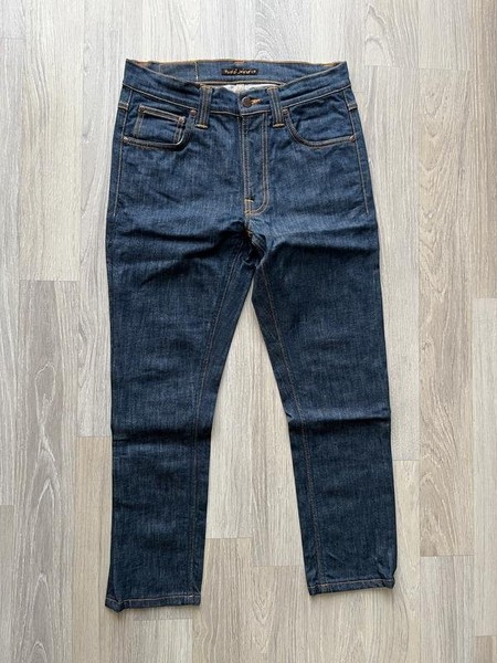 Men Nudie Jeans Jeans Navy Denim S