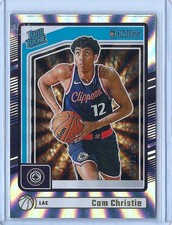 2024-25 Donruss - Cam Christie - /149 - Holo Laser- Rated Rookie (RC) - Clippers