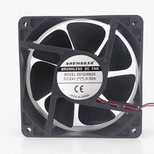 For 120mm 38mm case fan 12038 12cm DC 24V 0.50A powerful axial 2600RPM iz