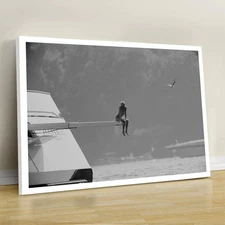 Princess Diana on Yacht, Photography Prints, Diving Board, Retro Poste