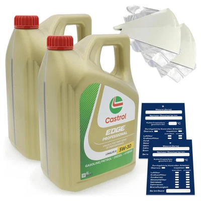 Castrol EDGE Professional LongLife III 5W-30 Huile Moteur VW 504.00/507.00 8 L - Photo 1/4