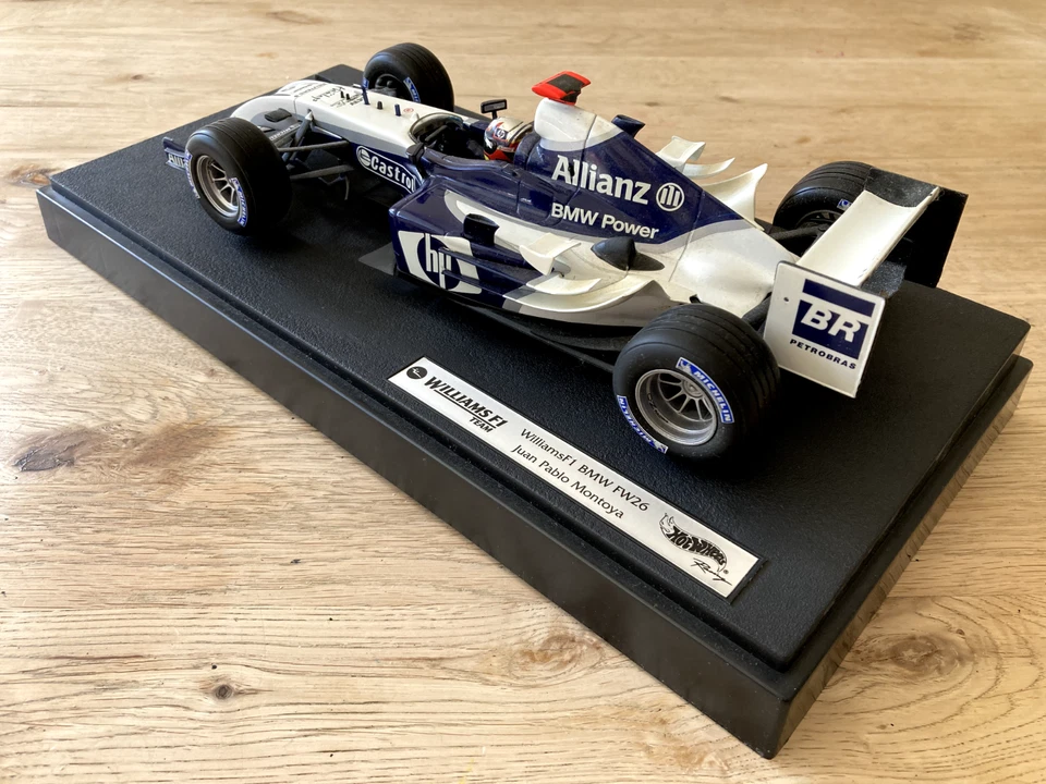 1:18 F1 Formula 1 WILLIAMS FW26 (Walrus Nose) Juan Pablo Montoya (Hot Wheels) - Image 3 of 4