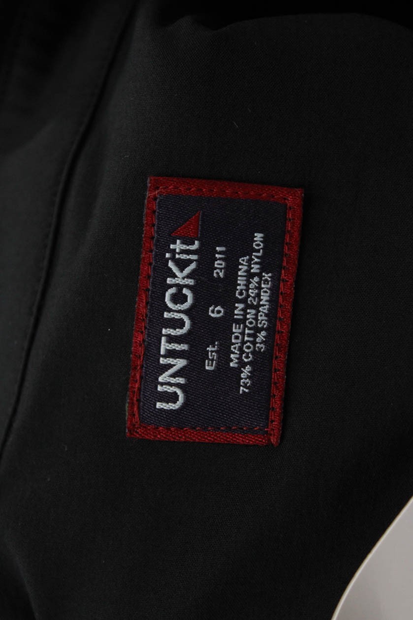 Untuckit Women Basic Black Collared Button-Up Shi… - image 4