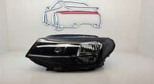 VW CADDY IV 4 LIFT 2K1 ORIGINAL Frontscheinwerfer Links 2K1941015B OE Original