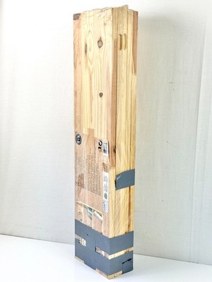 Halbrundes Wandregal Kiefer massiv 3 Ebenen 75 x 78 cm Hängeschrank