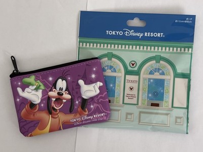 Tokyo Disney Resort Park Ticket Design Pouch ~ Goofy ~ New