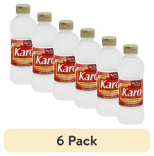 (6 pack) Karo Light Corn Syrup with Real Vanilla Extract, 16 oz.