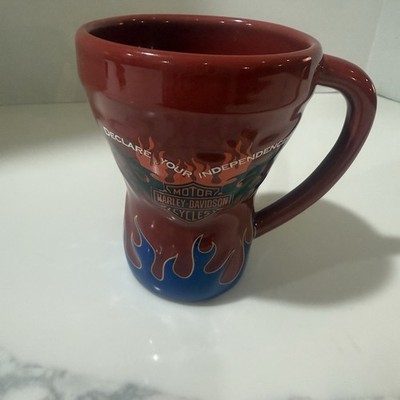 Harley Davidson ''Declare Your Independence'' Flame Red Ceramic Mug