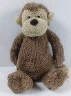 ​Jellycat London Bashful Monkey Brown Plush Stuffed Animal Toy Writing On Tag — photo 1